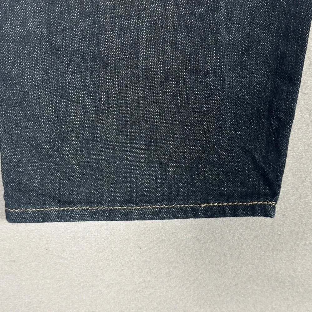 Levis 501 Original Fit Jeans Mens 34X30 Dark Indigo Straight Fit Red Tab Denim
